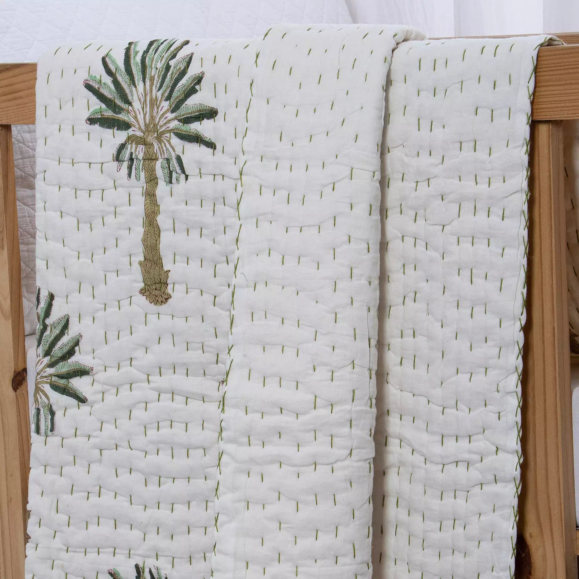 Softest Pure Cotton Kantha Baby Baby Blankets 106
